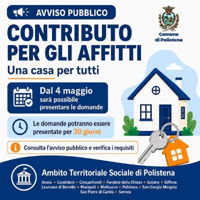 CONTRIBUTO PER GLI AFFITTI UNA CASA PER TUTTI 2026