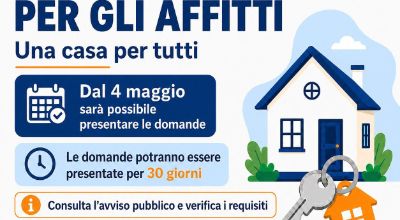 CONTRIBUTO PER GLI AFFITTI UNA CASA PER TUTTI 2026
